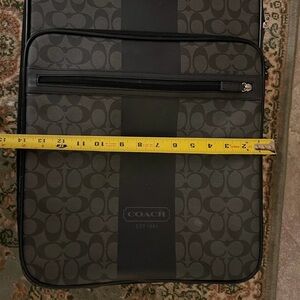 Coach Signature Black and Gray Travel Bag